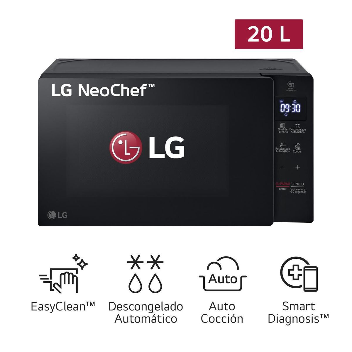 LG - Horno Microondas LG 20L MS2032GAS