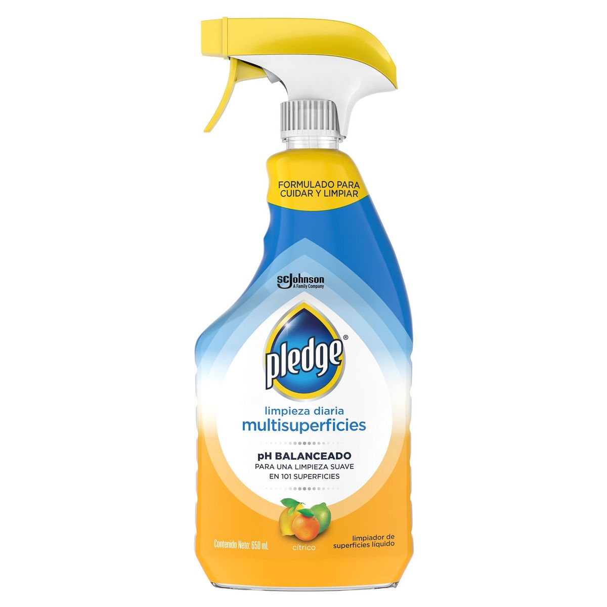  - Limpiador Multisuperficies Citrico Pledge 650Ml