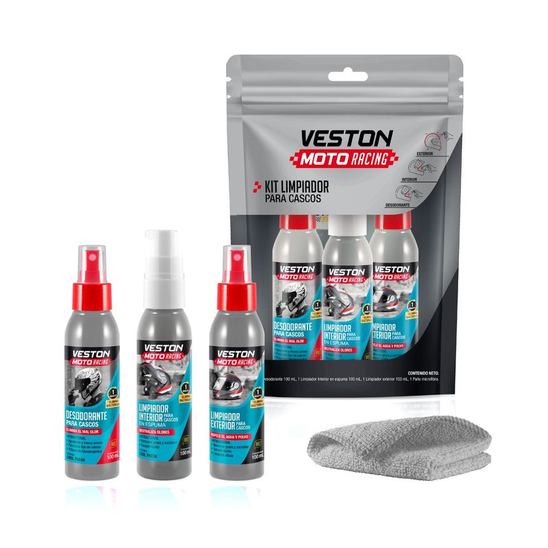  - Kit Limpiador para Cascos