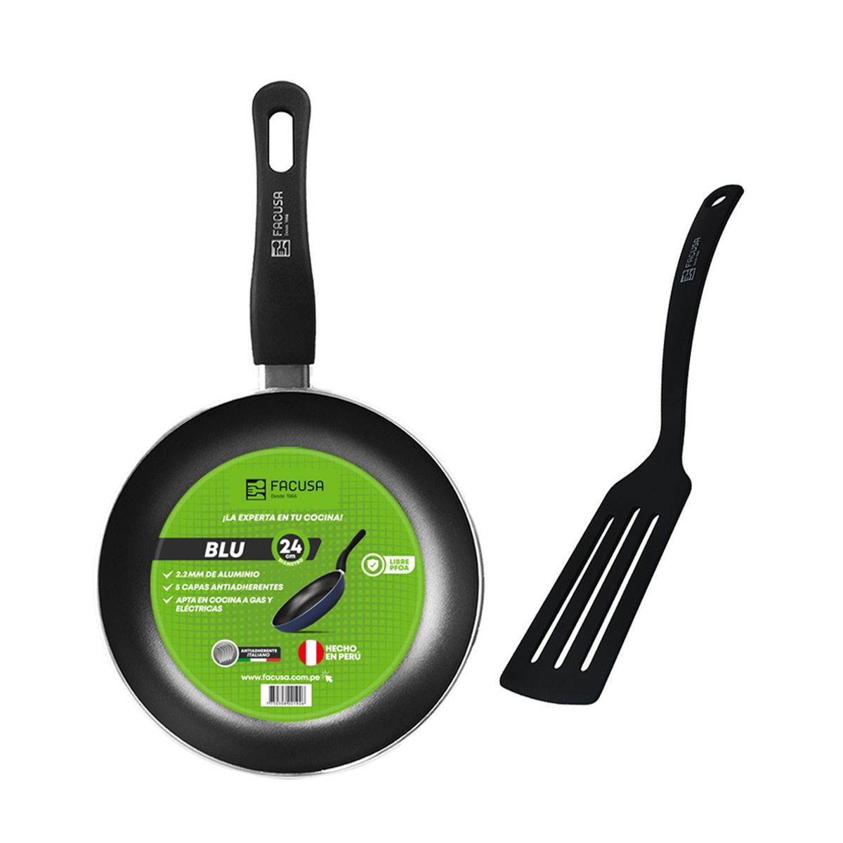 FACUSA - Sartén 24cm con Espátula