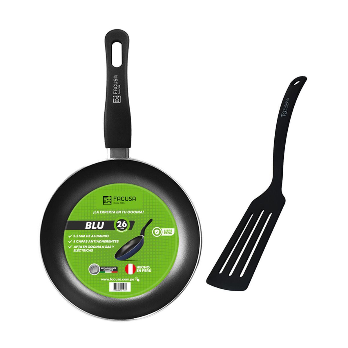 FACUSA - Sartén 26cm con Espátula