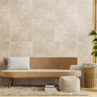Cerámica Crema Marmolado 60x60cm 1.44m2 Zafra