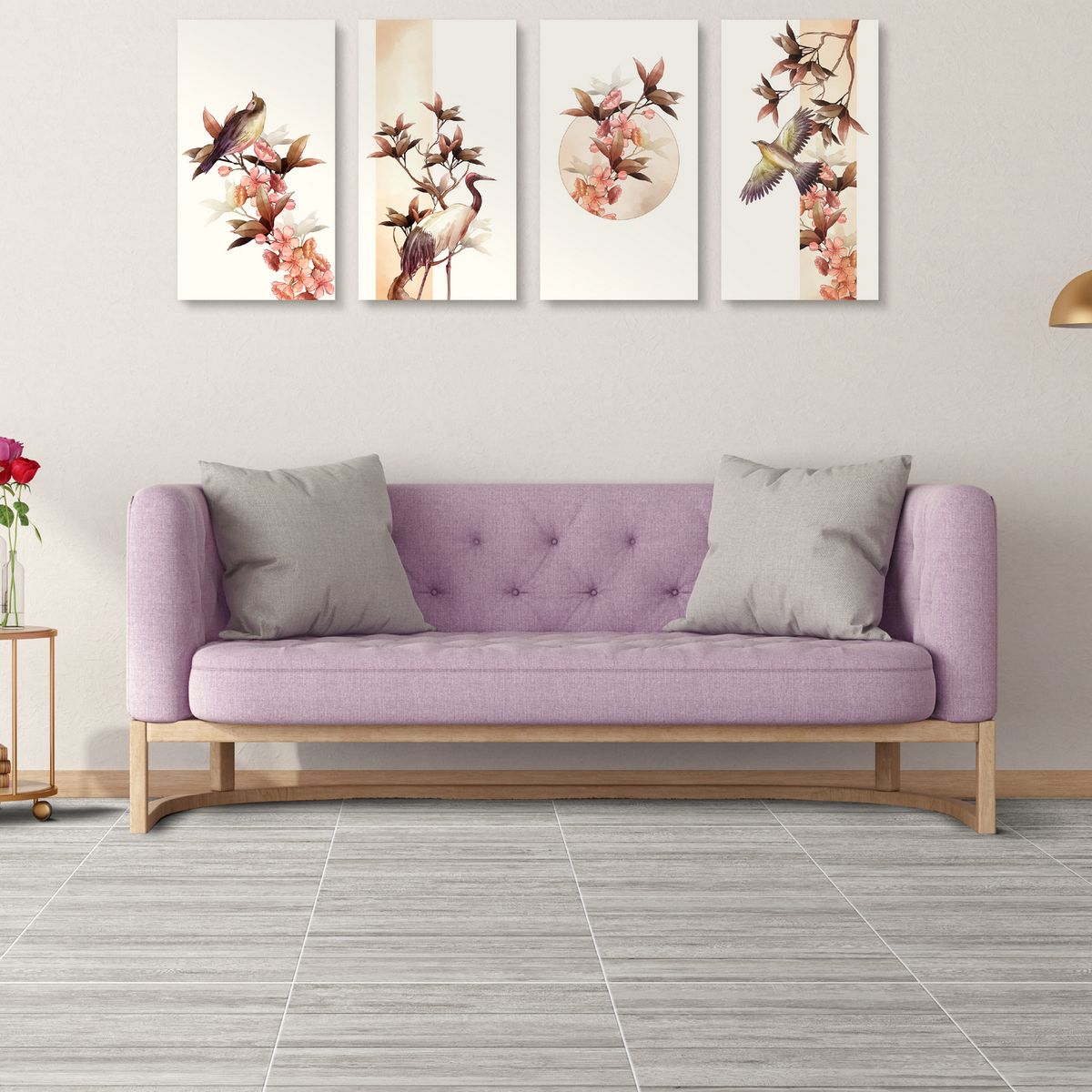 GALA - Cerámica Gris 46x46 Maderadas Mate 1.90 m2 Indiana