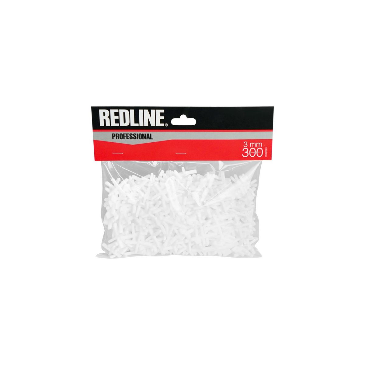 REDLINE - Cruceta para Cerámica y Porcelanato 3mm 300 Unidades