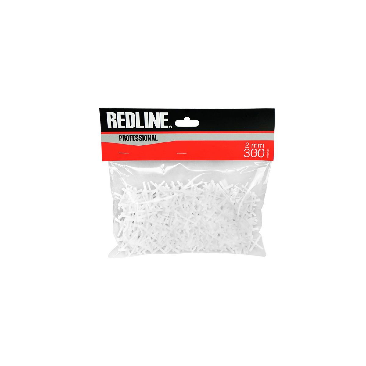 REDLINE - Cruceta para Cerámica y Porcelanato 2mm 300 Unidades