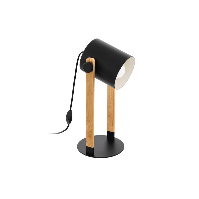 EGLO - Lámpara de Sobremesa Hornwood 1L E27 Eglo Negro