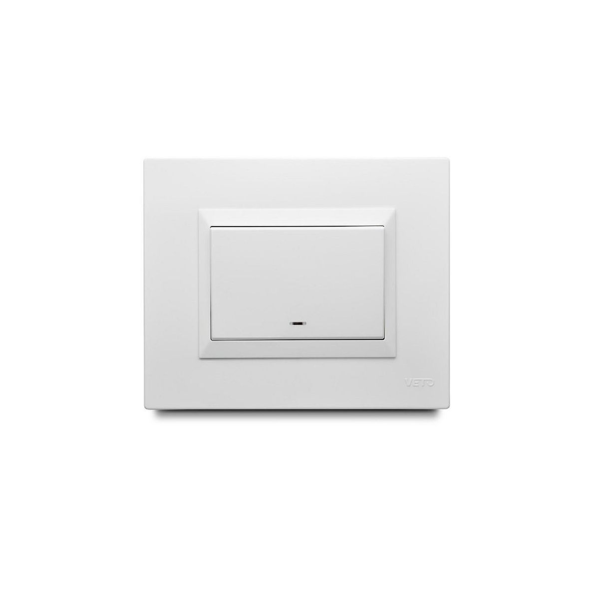 VETO - Conmutador Simple Plura Blanco