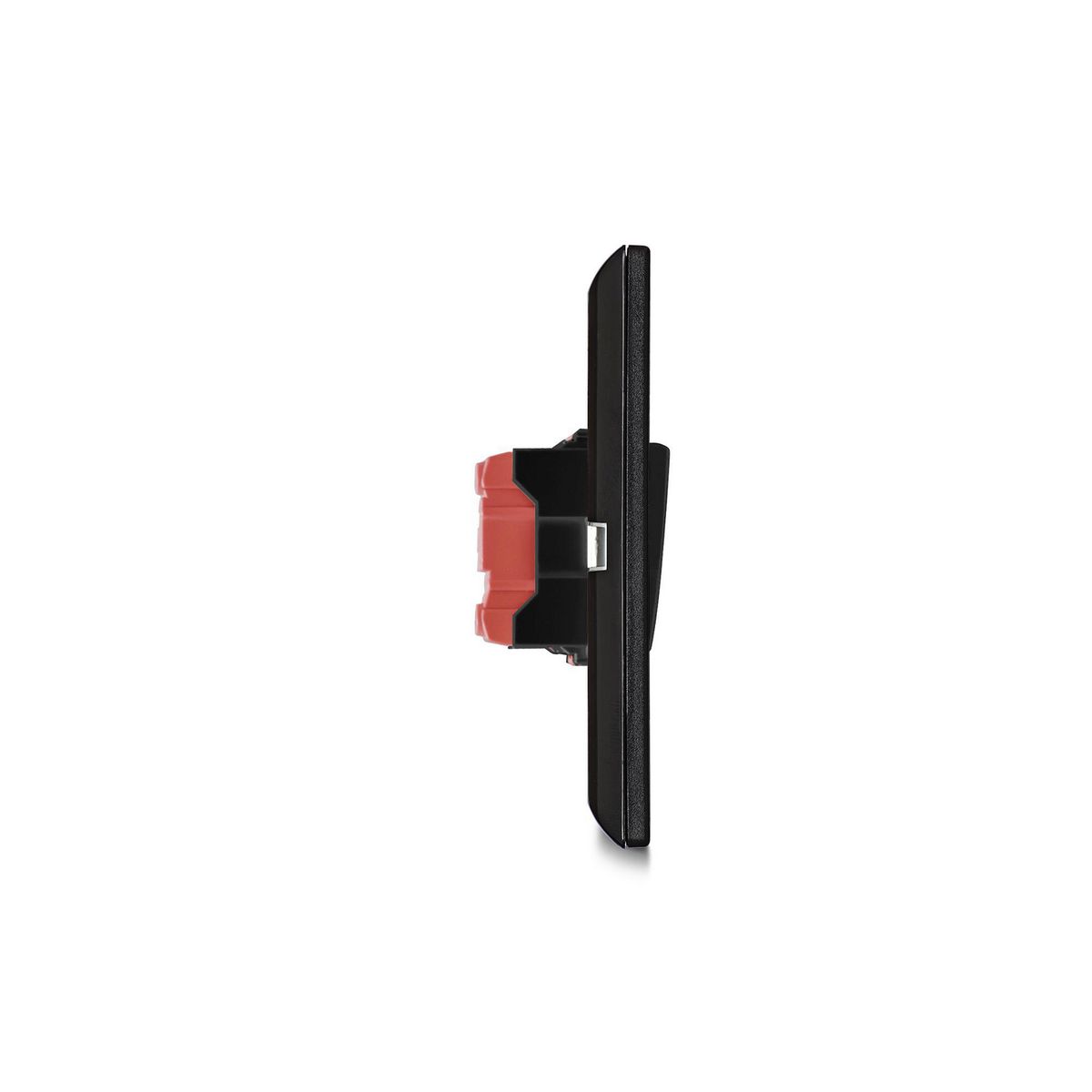 VETO - Pulsador Simple Plura Negro