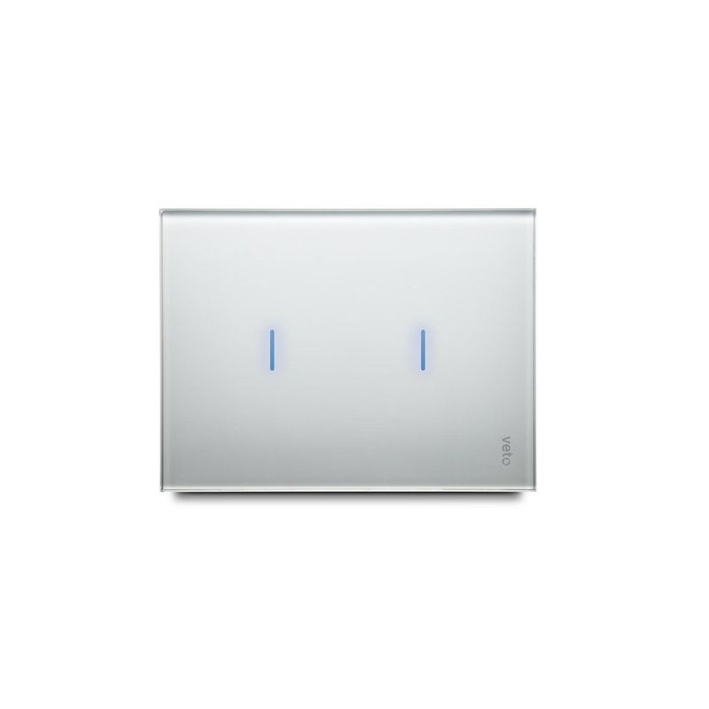 VETO - Interruptor Doble Smart WIFI Plura Blanco