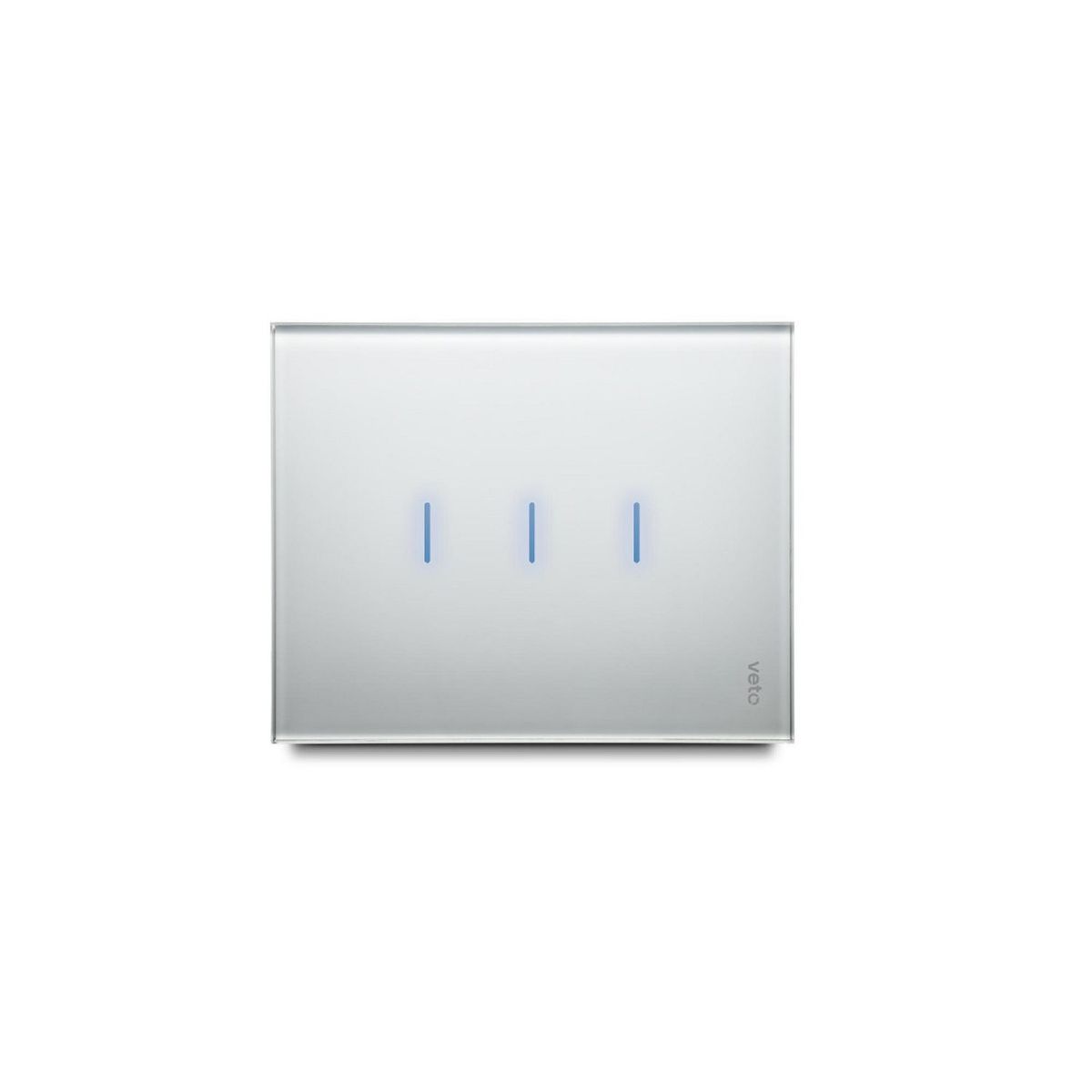 VETO - Interruptor Triple Smart WIFI Plura Blanco