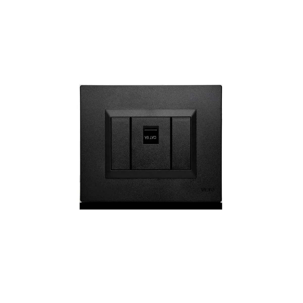 VETO - Toma Datos RJ45 CAT6 Plura Negro