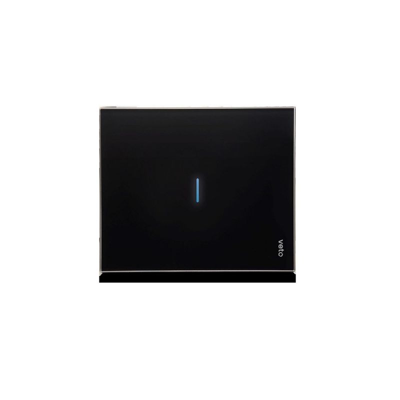 VETO - Interruptor Simple Smart WIFI Plura Negro