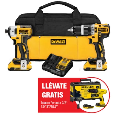 Taladro Percutor Atornillador Inal�mbrico Dewalt DCD7781 + Esmeril Angular Dewalt DCG413 + Bater�a 5.0Ah 20V Max DCB205 + Cargador 12V/20V Max DCB115 + Taladro STANLEY SDH700K
