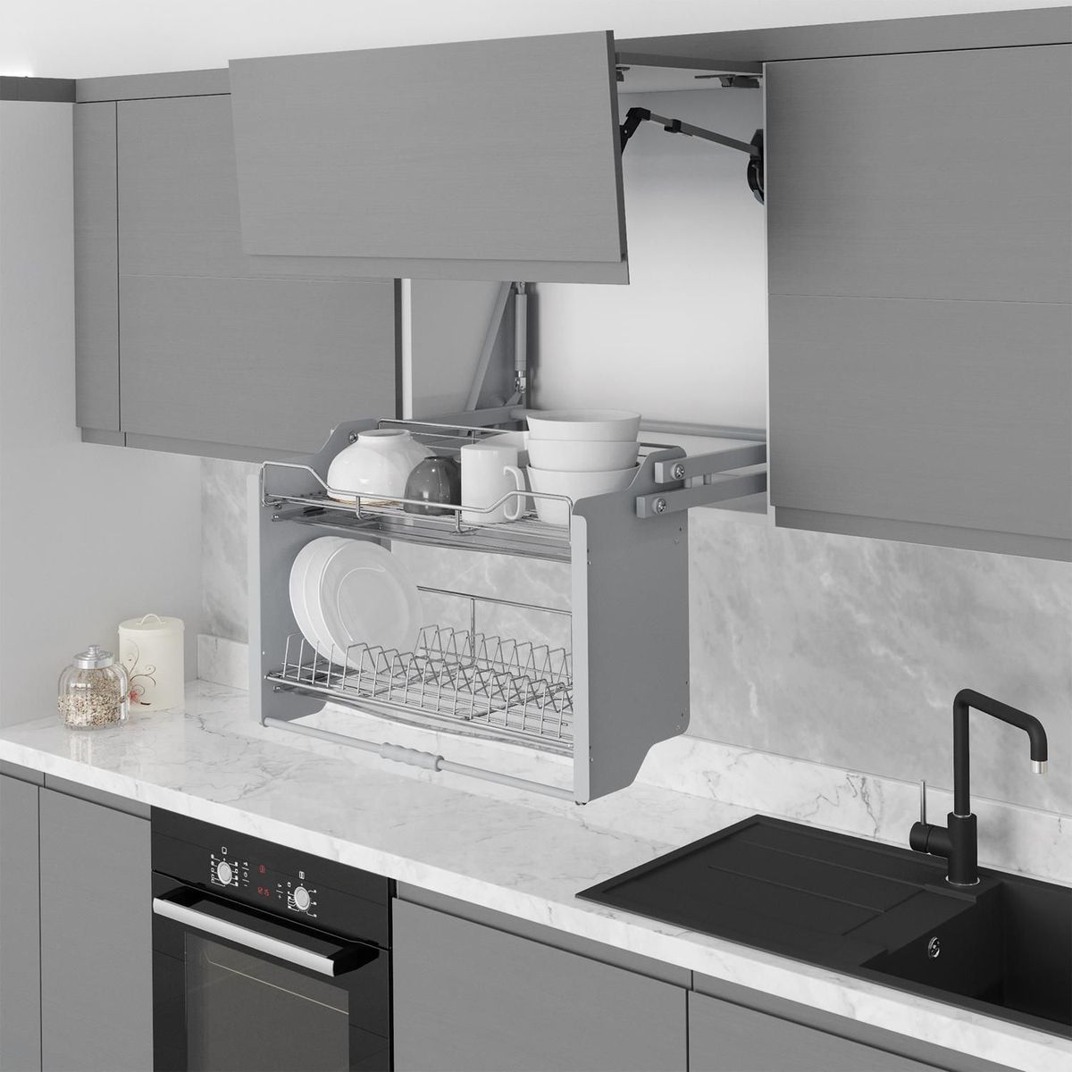  - Organizador Movible aéreo 2 Divisiones 56.4X30X55