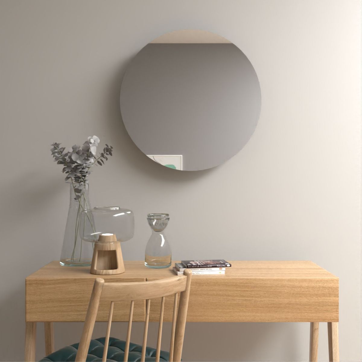 TUHOME - Espejo Capri Vidrio Circular