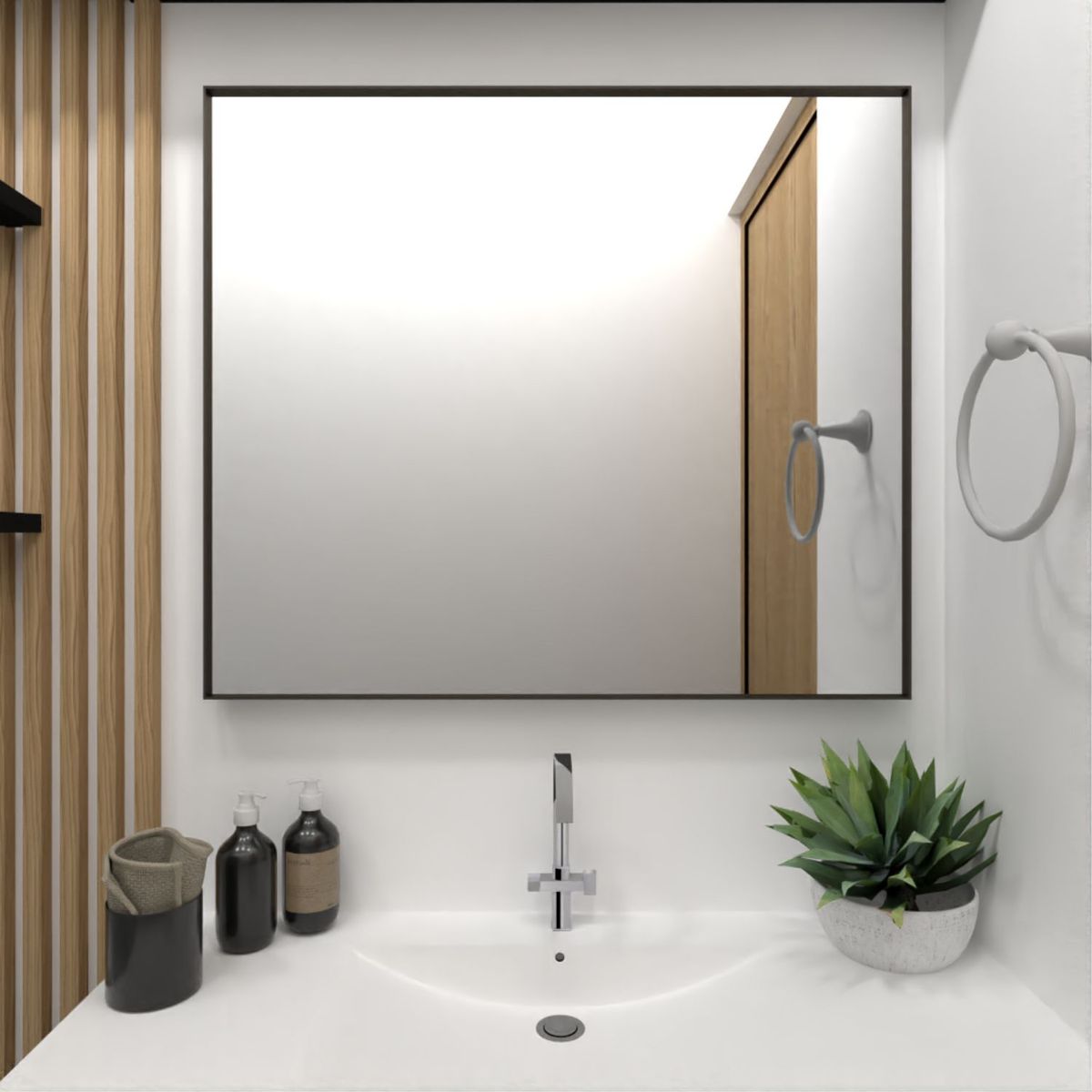TUHOME - Espejo de Baño Onix Rectangular