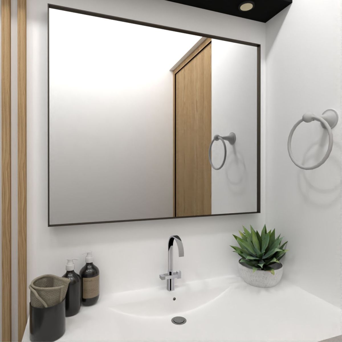 TUHOME - Espejo de Baño Onix Rectangular