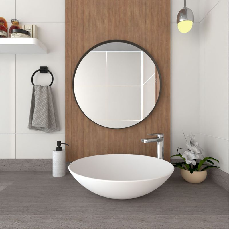 TUHOME - Espejo de Baño Aaron Circular