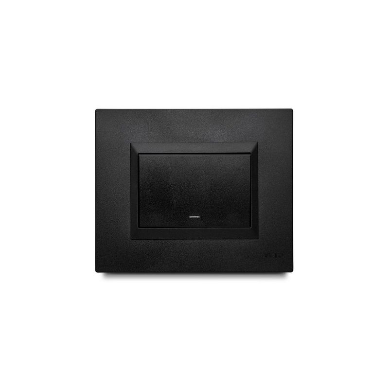 VETO - Conmutador Simple Plura Negro