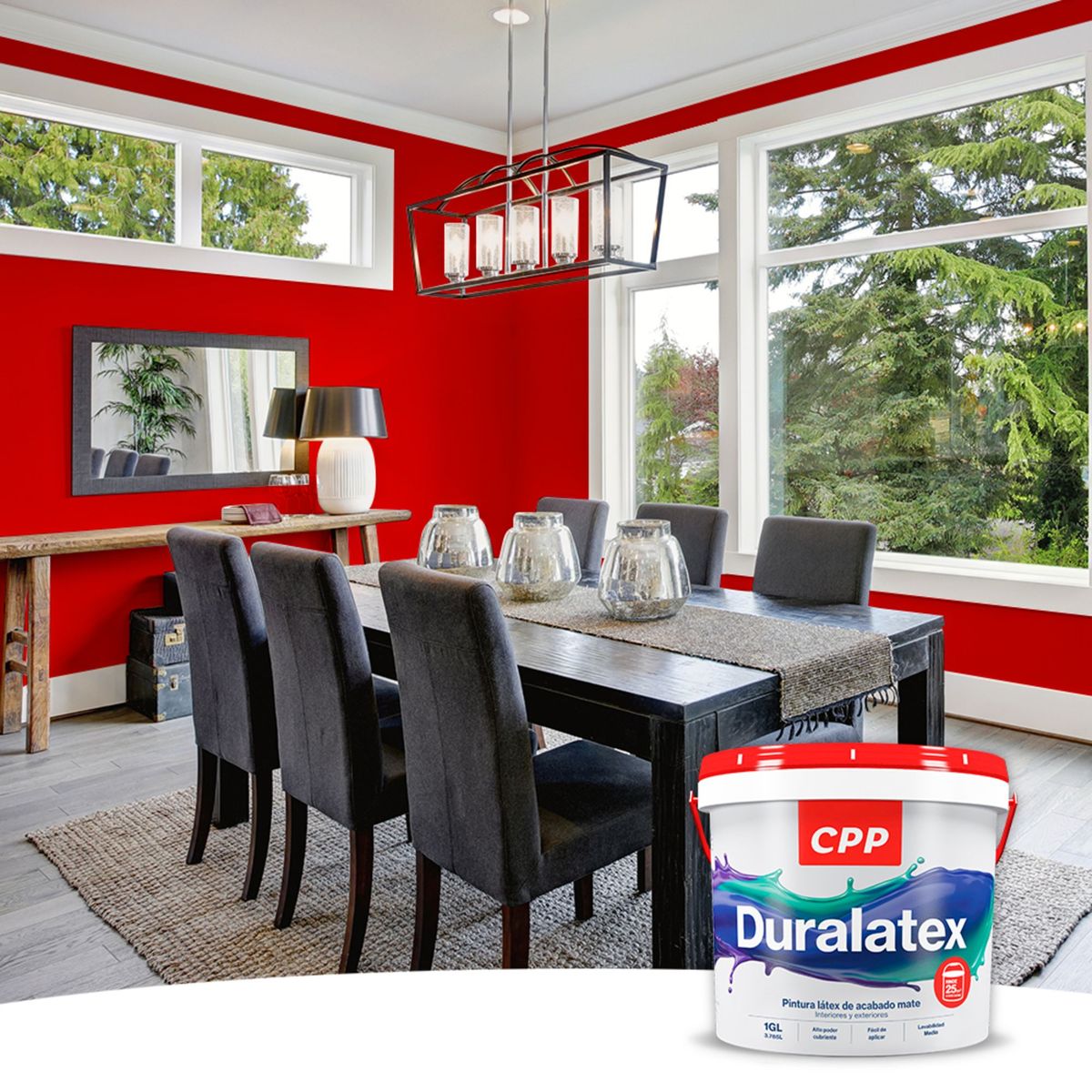 CPP - Pintura Duralatex CPP Rojo 1GL