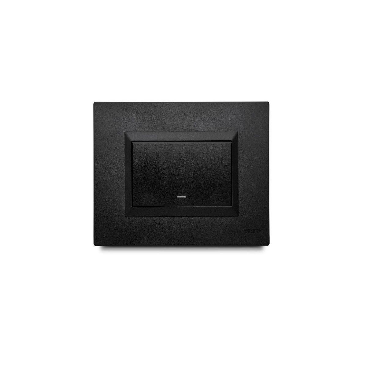 VETO - Interruptor Simple Plura Negro