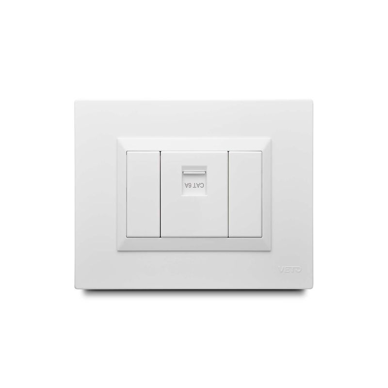 VETO - Toma Datos RJ45 CAT6 Plura Blanco