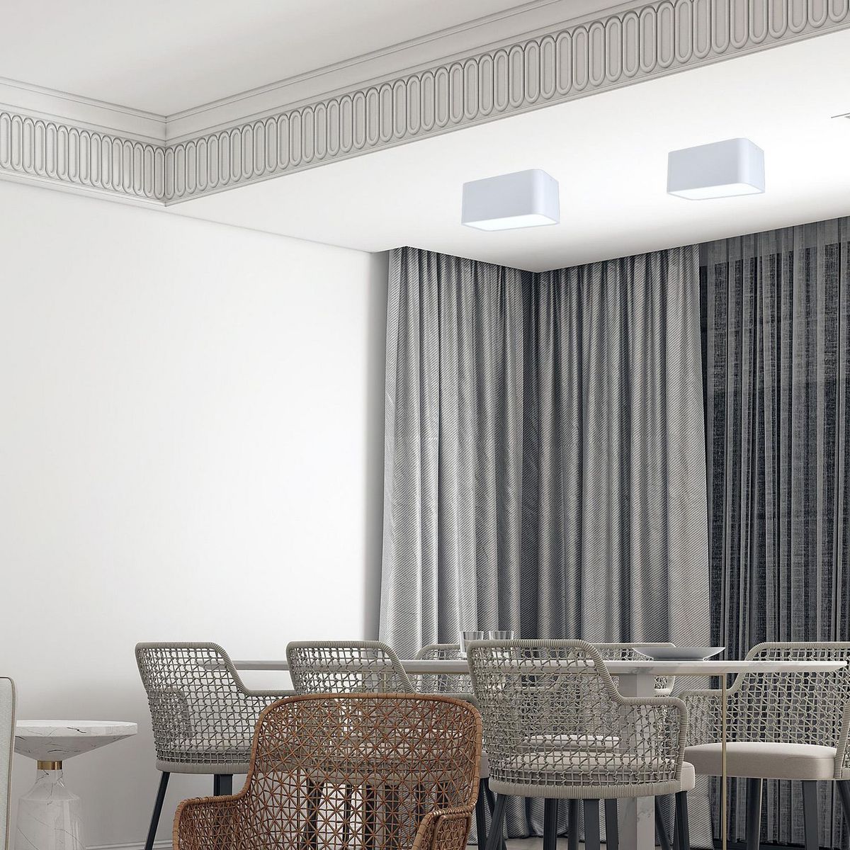 EGLO - Luminaria de Techo Grimasola 2L E27 Eglo