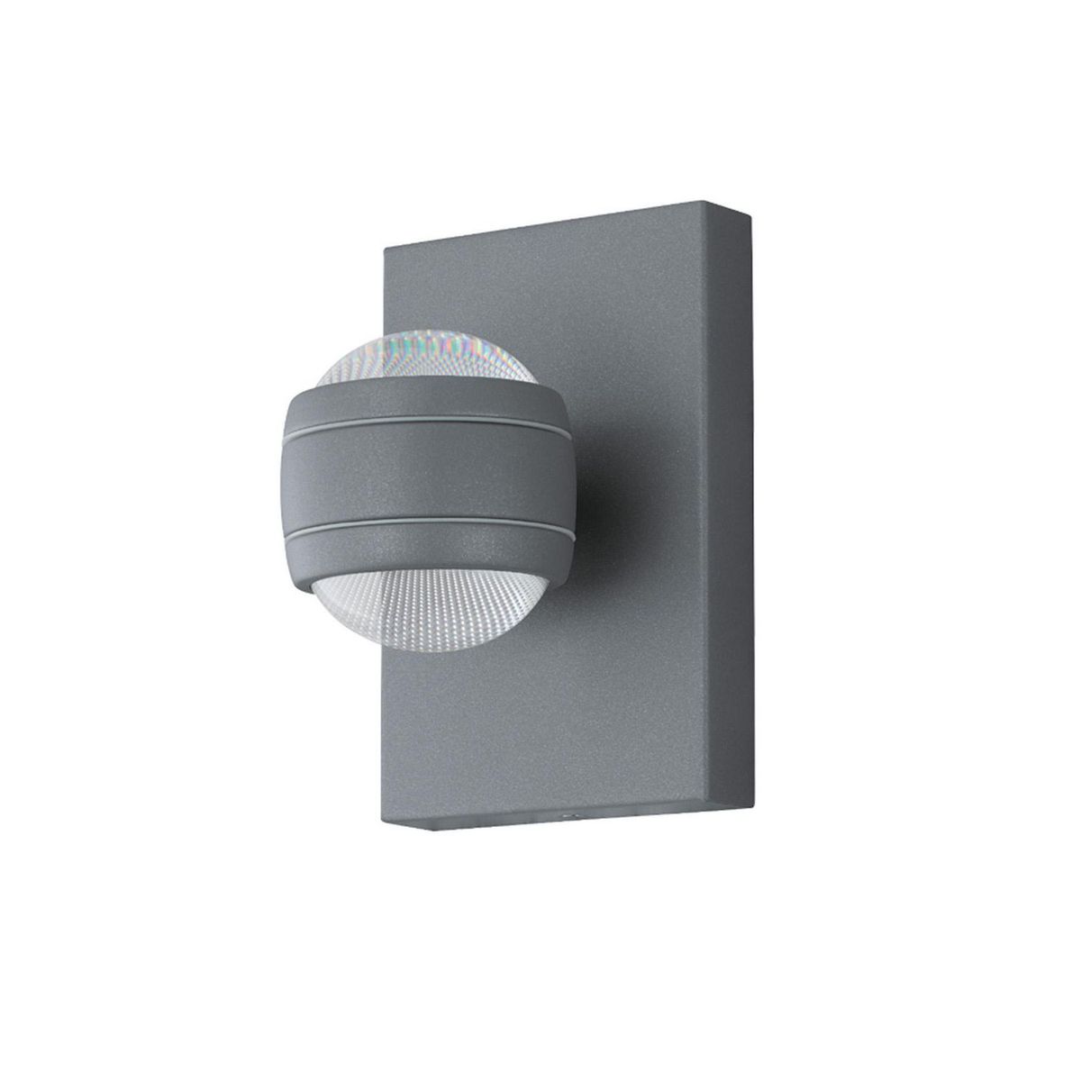 EGLO - Lámpara de Pared LED Sesimba Eglo Gris/Plata