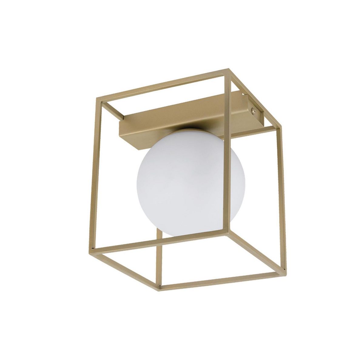 EGLO - Lámpara de Pared Vallaspra 1L E14 Eglo Amarillo/Dorado