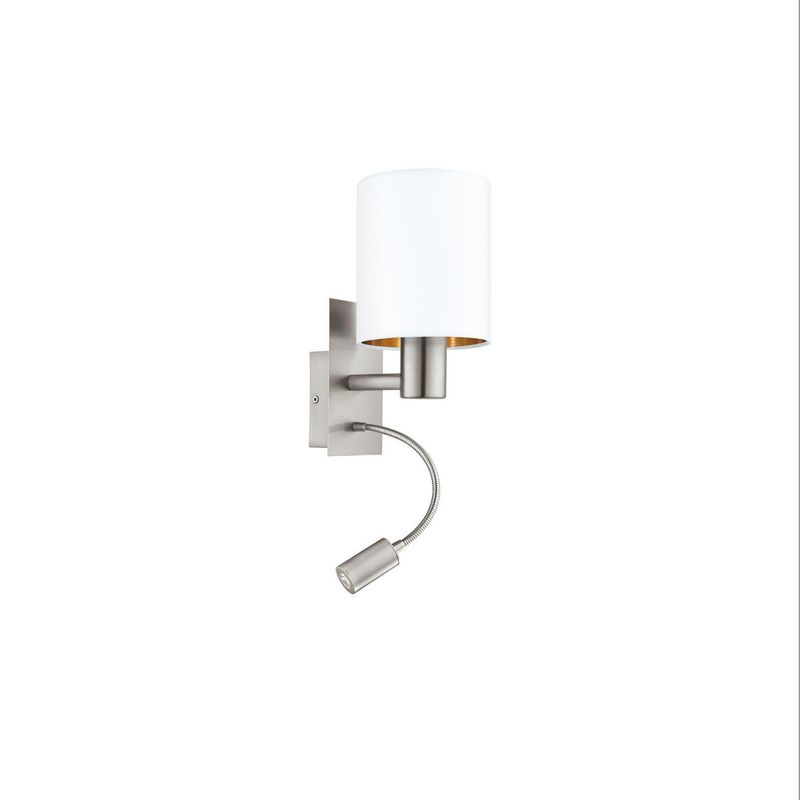 EGLO - Lámpara de Pared LED Pasteri Eglo Blanco
