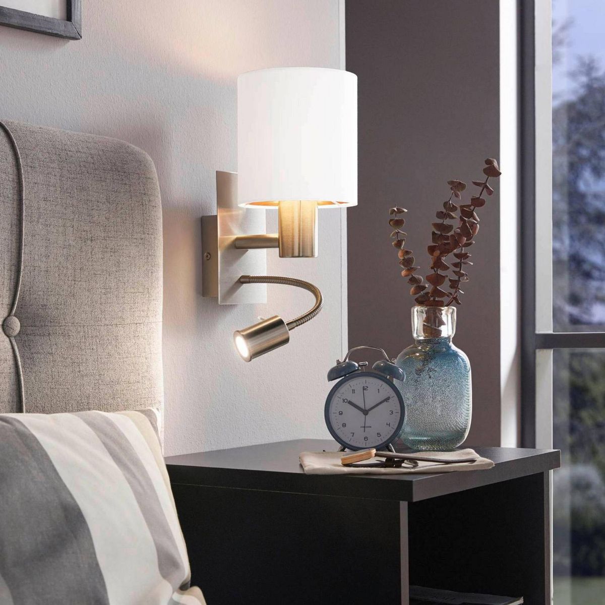 EGLO - Lámpara de Pared LED Pasteri Eglo Blanco