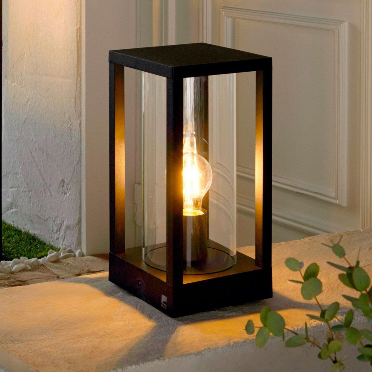Eglo - Lámpara de Pase Cascinetta 1L E27 Eglo Negro
