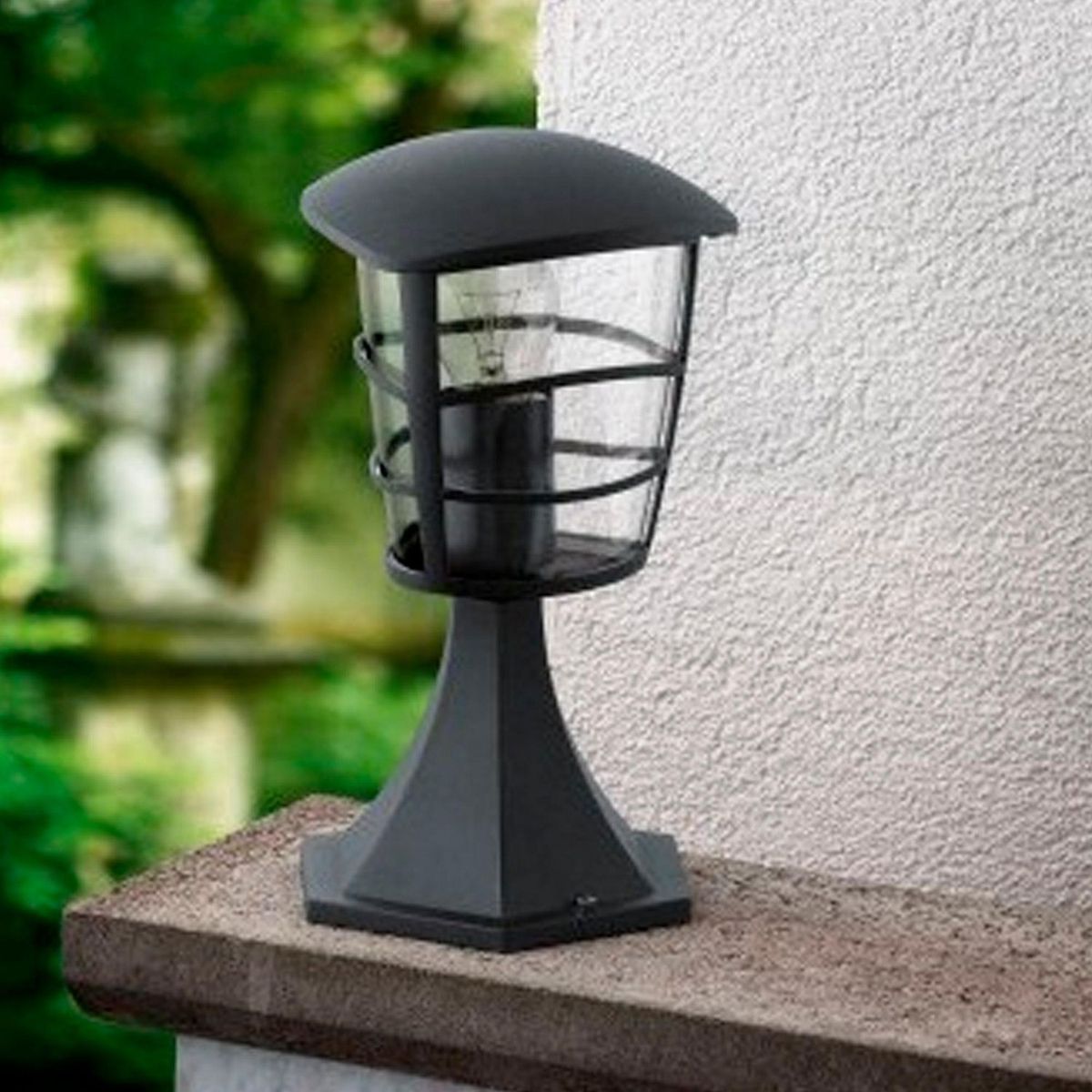 EGLO - Lámpara de Pase Aloria 1L E27 Eglo Negro