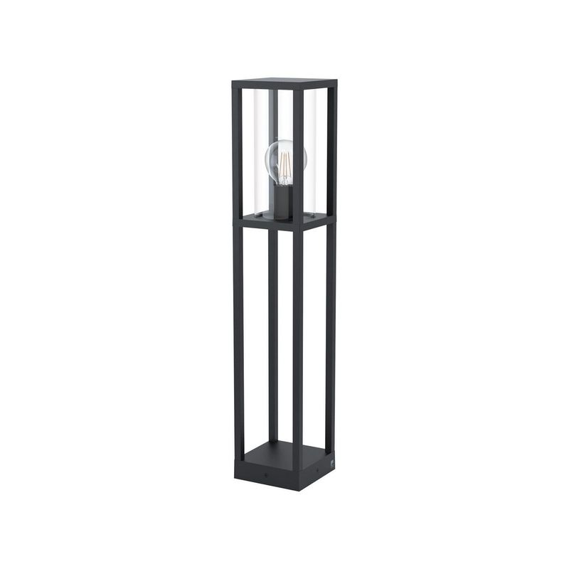 EGLO - Lámpara de Pie Cascinetta 1L E27 Eglo Negro