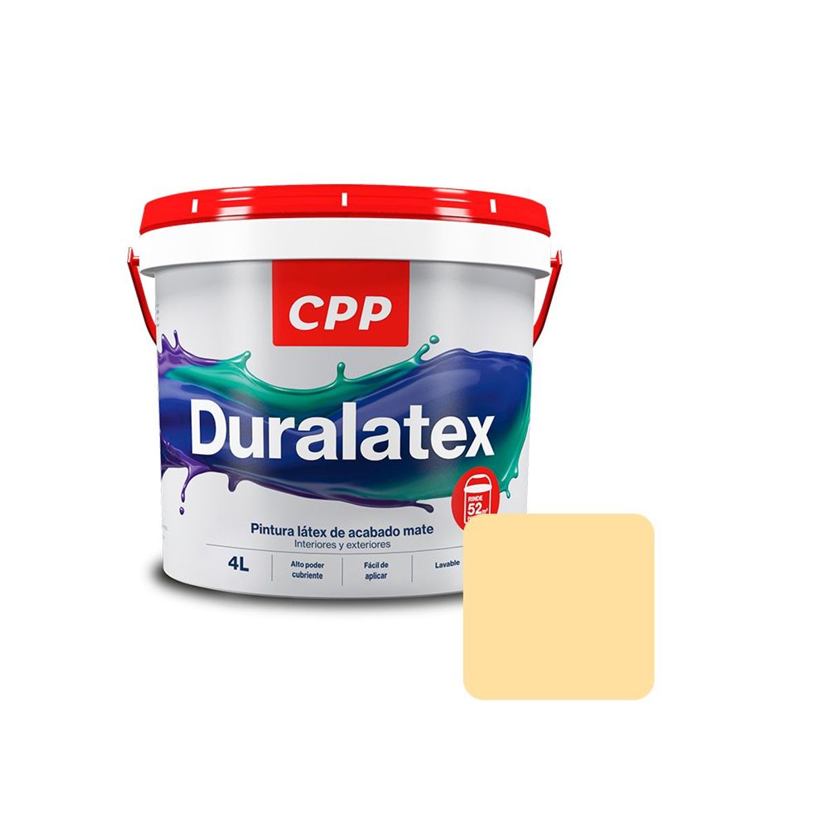 CPP - Látex Duralatex Crema Mate 4 L