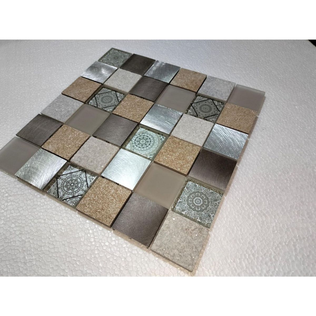INTERMATEX - Mosaico Terra Beige 30x30cm - Venta por unidad