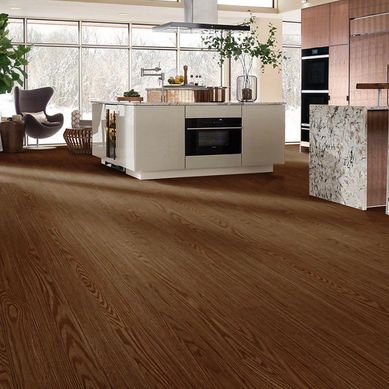 Piso Autoadhesivo Chocolate 1.6mm 91.4x15.2cm 5m2