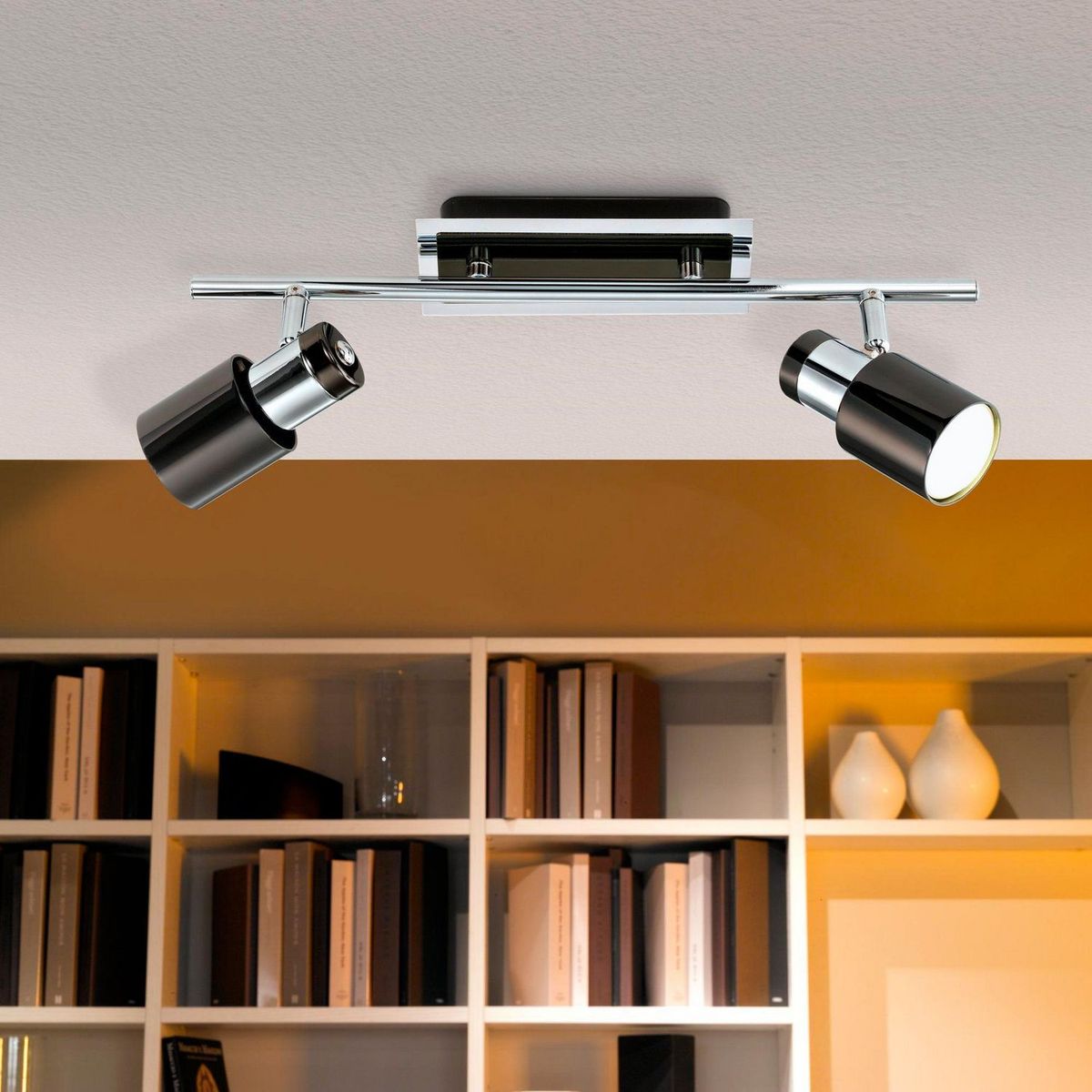 Eglo - Lámpara de Pared Davida 1 5L GU10 Eglo Negro