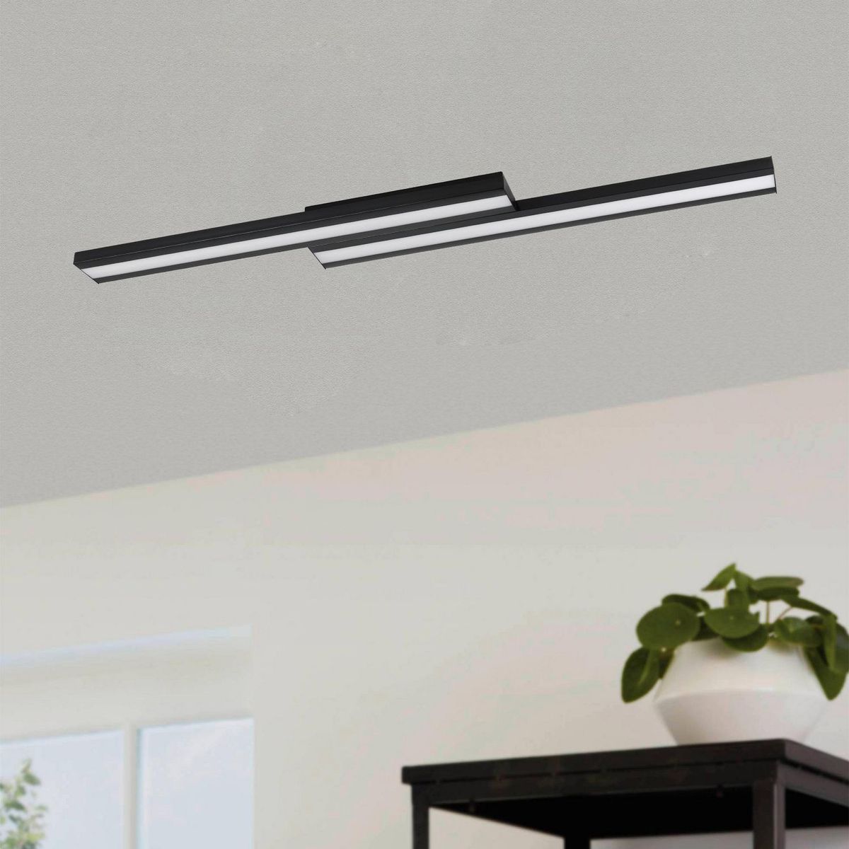 EGLO - Lámpara de Techo LED Saliteras-Z Eglo Negro