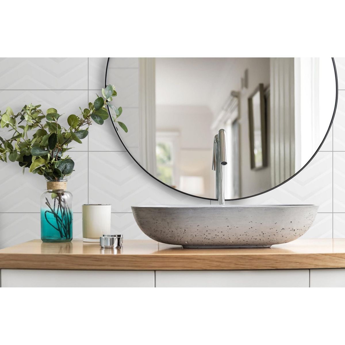 GALA - Cerámica Blanco 30x60cm Liso 1.44m2