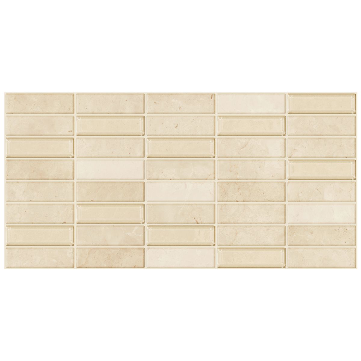 GALA - Cerámica Beige Marmolado 30x60cm 1.44m2 Eleganza