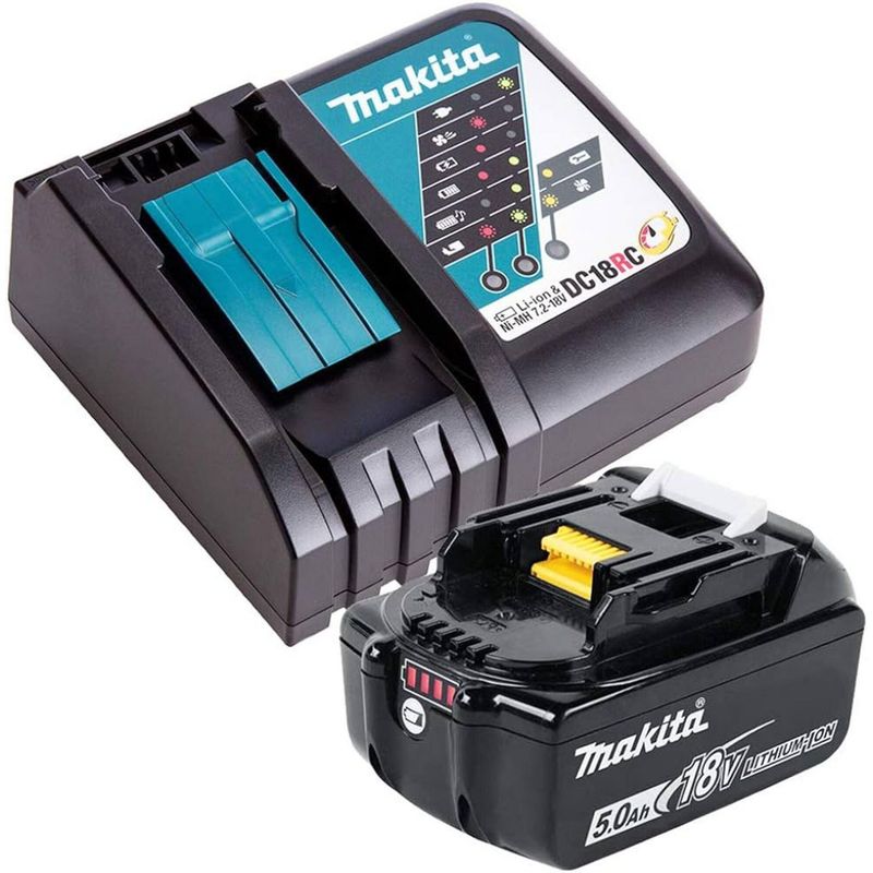 MAKITA - Set Bateria 5AH y Cargador 18V Makita