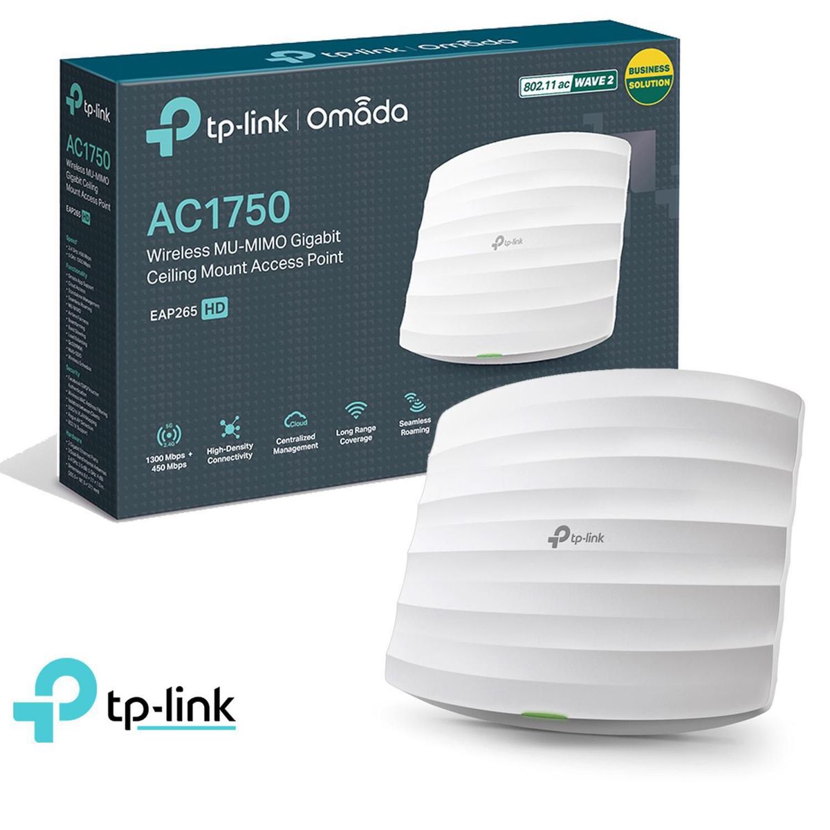 TP LINK - Access Point TP-Link EAP265HD AC1750 Wireless MU-MIMO Gigabit