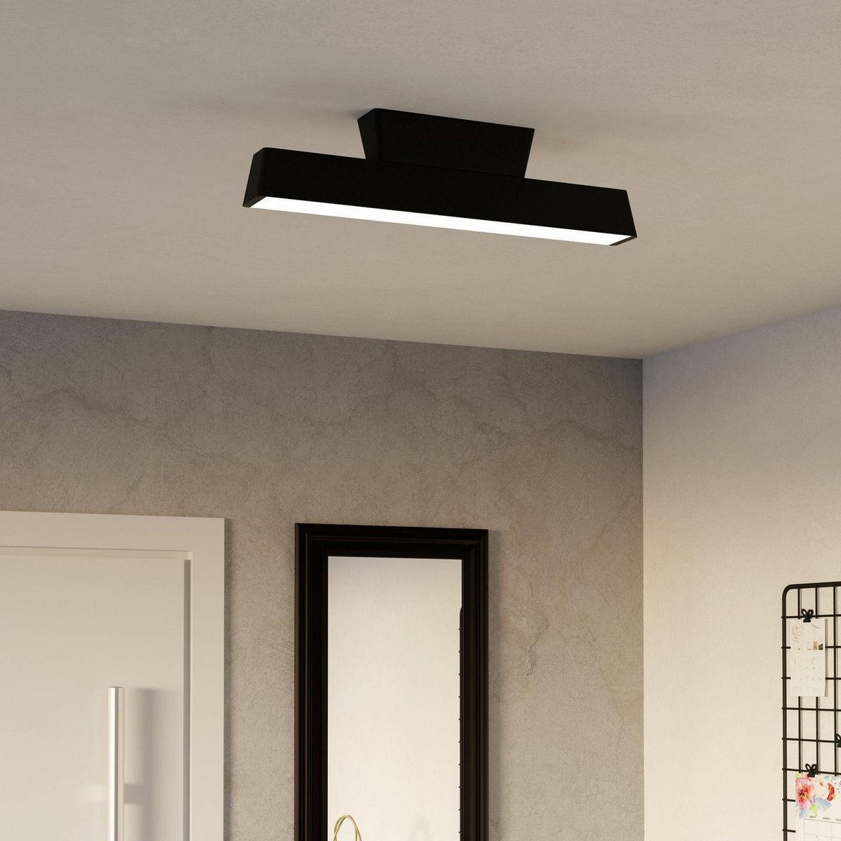 EGLO - Lámpara de Techo LED Simolaris-Z Eglo Negro
