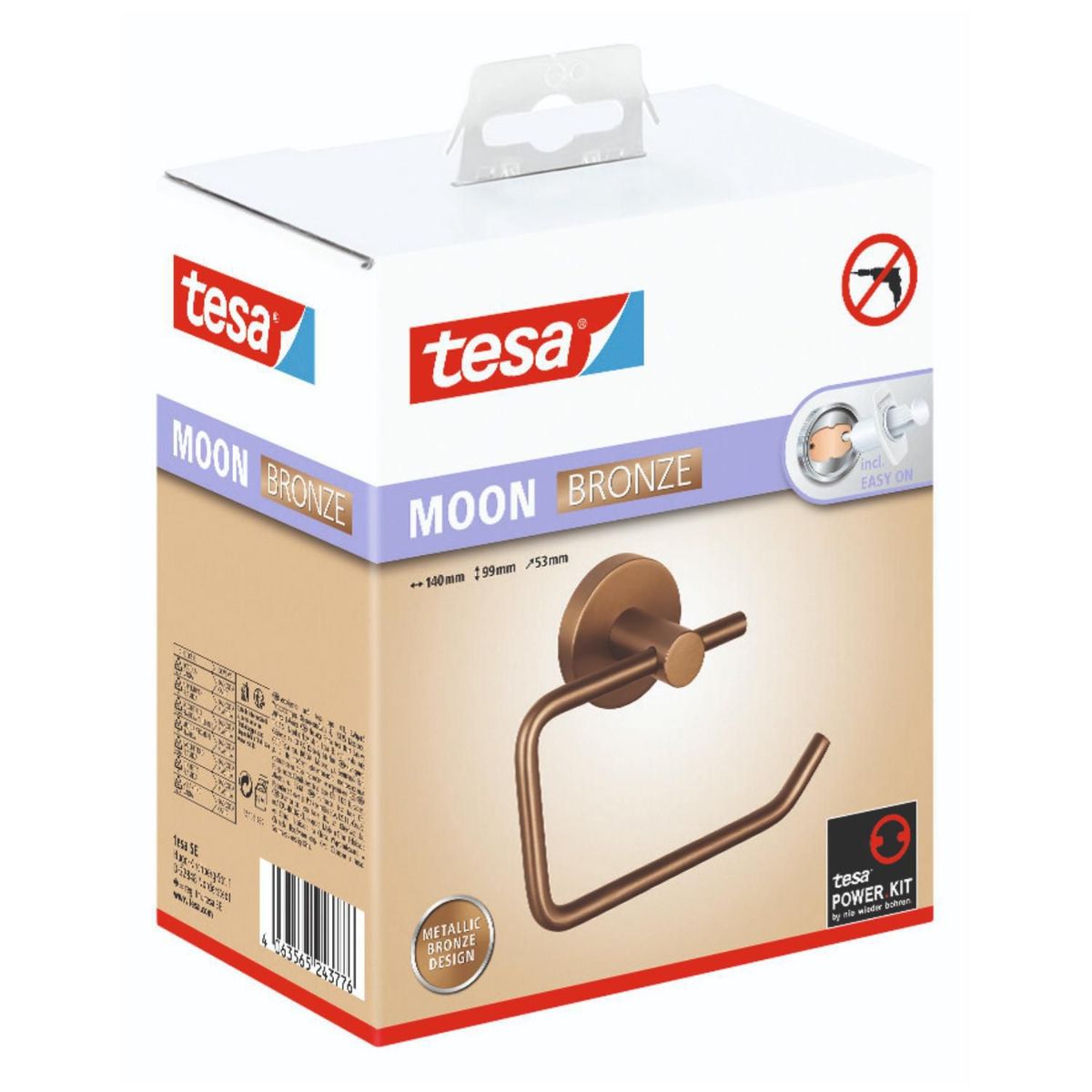TESA - Accesorio de Baño Ptarrollo Adhesivo Moonbronce
