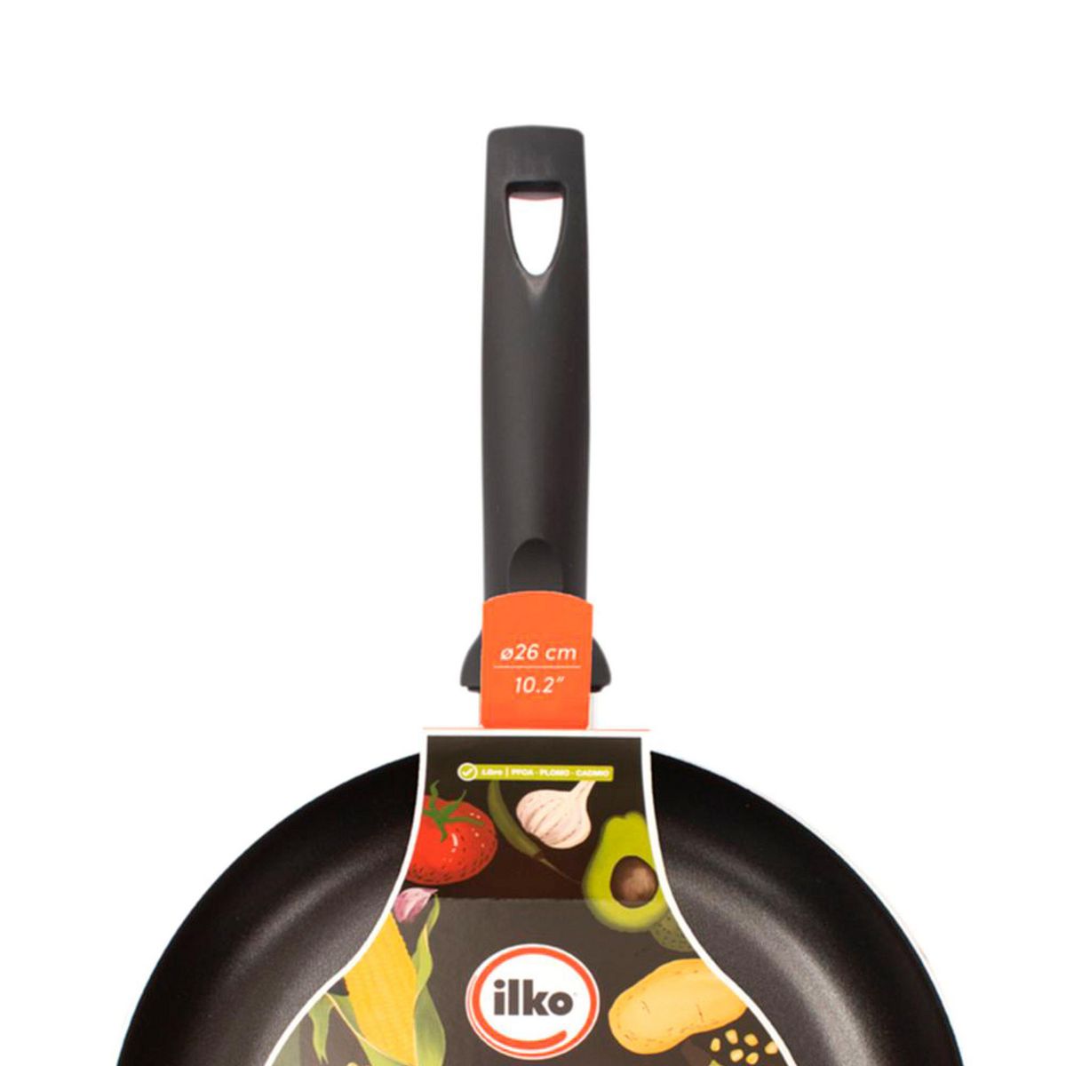 ILKO - Sartén Antiadherente 26cm Latina Rojo