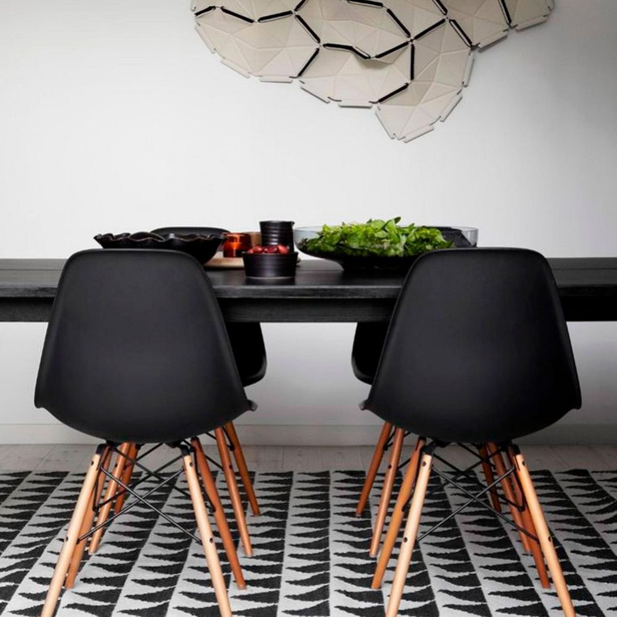 ZIYAZ - Silla de Comedor Tania Negro