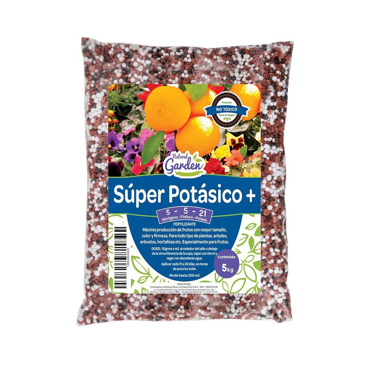 BEST GARDEN - Fertilizante para Frutos Súper Potásico 5Kg