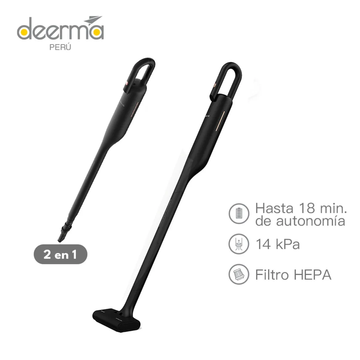 DEERMA - Aspiradora Vertical Deerma Inalámbrica 0.6L VC03S
