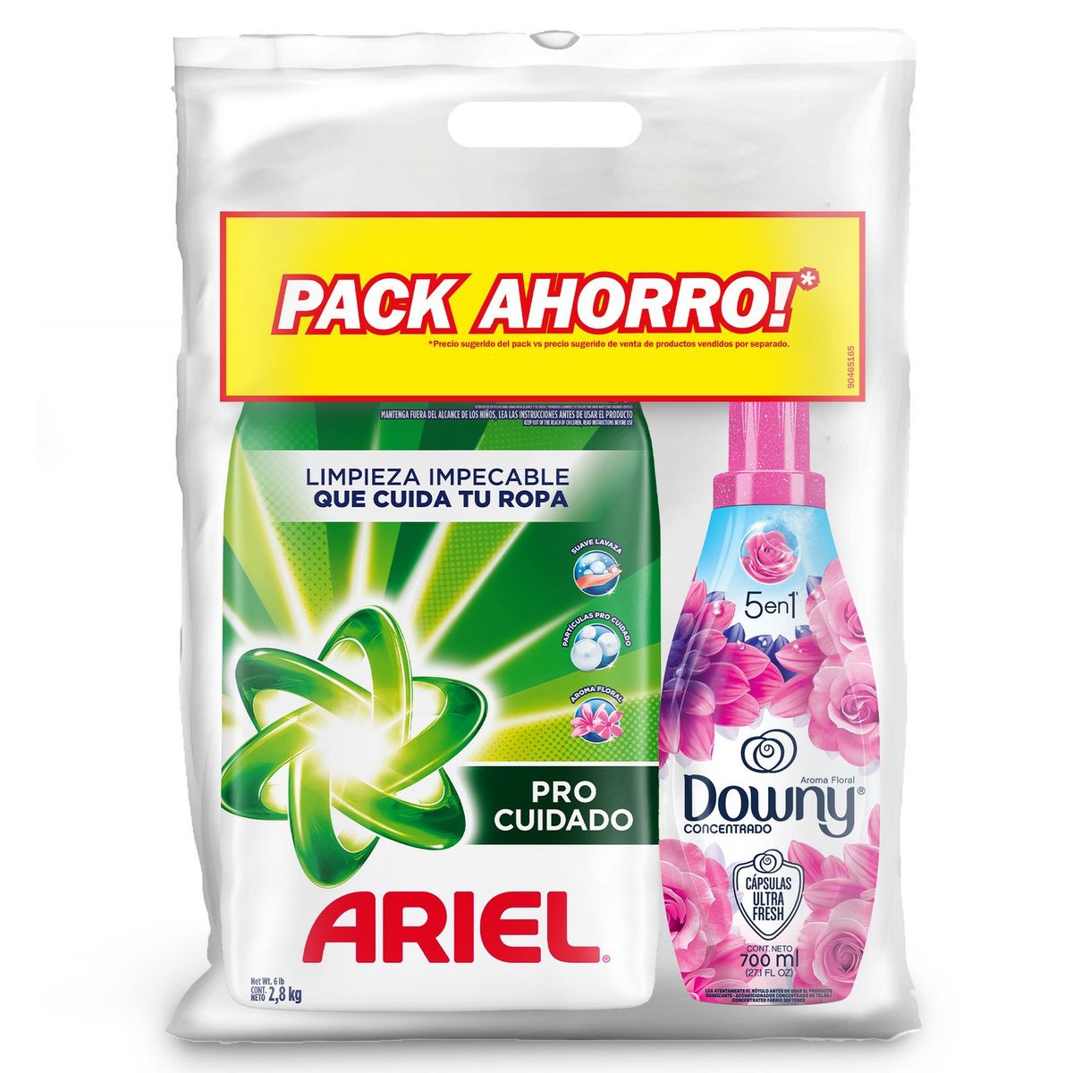 ARIEL - Pack Ariel 2.8kg + Downy 700ml